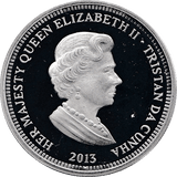 2013 LIFETIME OF SERVICE SILVER PROOF COMMEMORATIVE MEDALLION CORONATION ANNIVERSARY 5 POUNDS REF 19 - SILVER PROOF COMMEMORATIVE - Cambridgeshire Coins