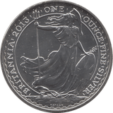 2013 SILVER BRITANNIA ONE OUNCE TWO POUNDS - Cambridgeshire Coins