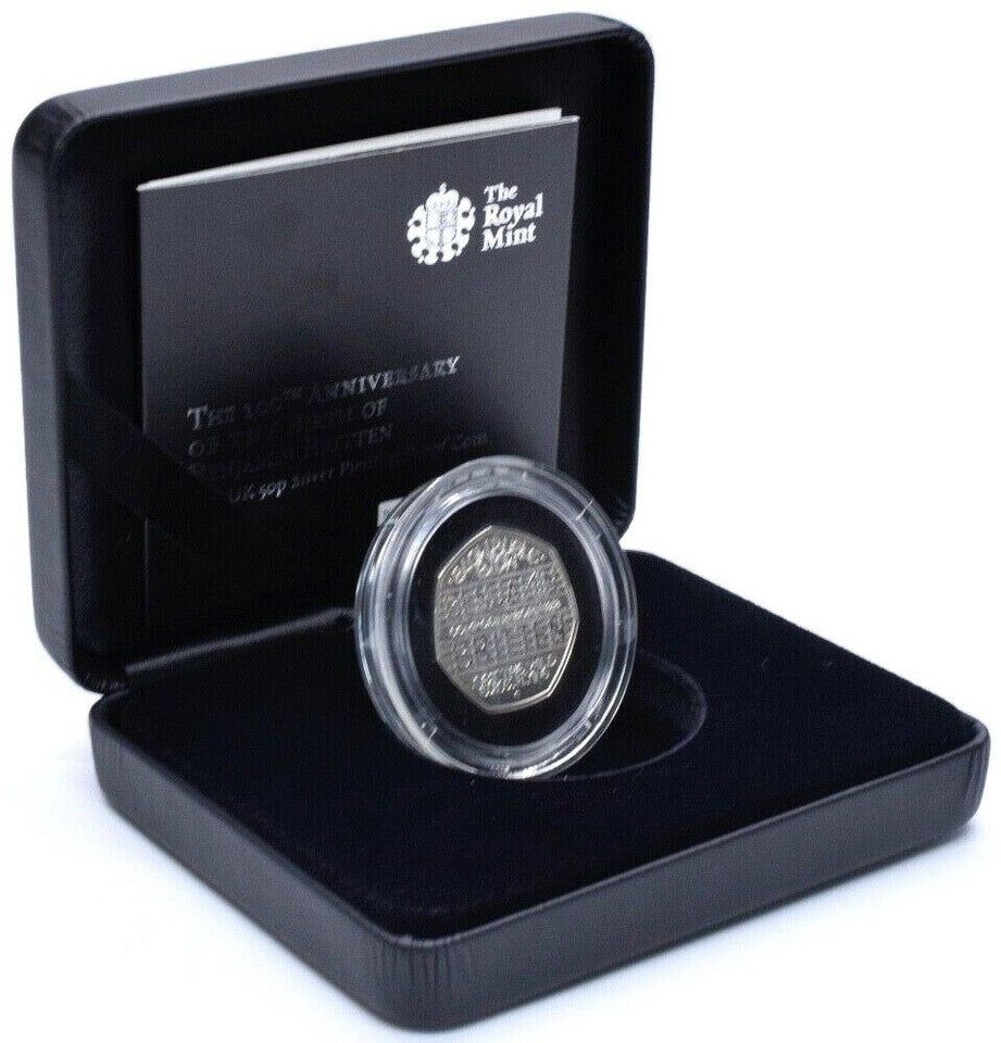 2013 Silver Proof Piedfort BENJAMIN BRITTEN 50p Coin 515 Minted RARE - Silver Proof 50p - Cambridgeshire Coins