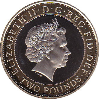 2013 TWO POUND £2 PROOF COIN 350TH ANNIVERSARY OF THE GUINEA - £2 Proof - Cambridgeshire Coins