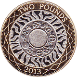 2013 TWO POUND £2 PROOF COIN ADVENT OF TECHNOLOGY SHOULDER OF GIANTS - £2 Proof - Cambridgeshire Coins