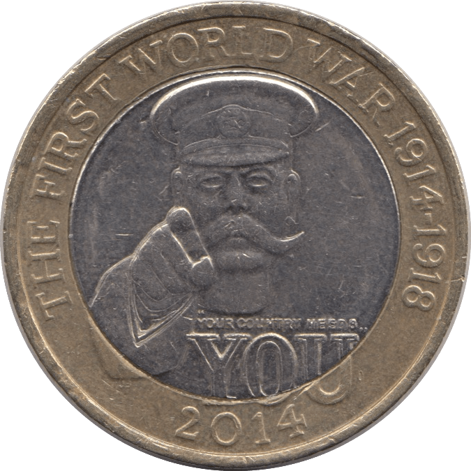 2014 £2 CIRCULATED WW1 OUTBREAK - £2 CIRCULATED - Cambridgeshire Coins
