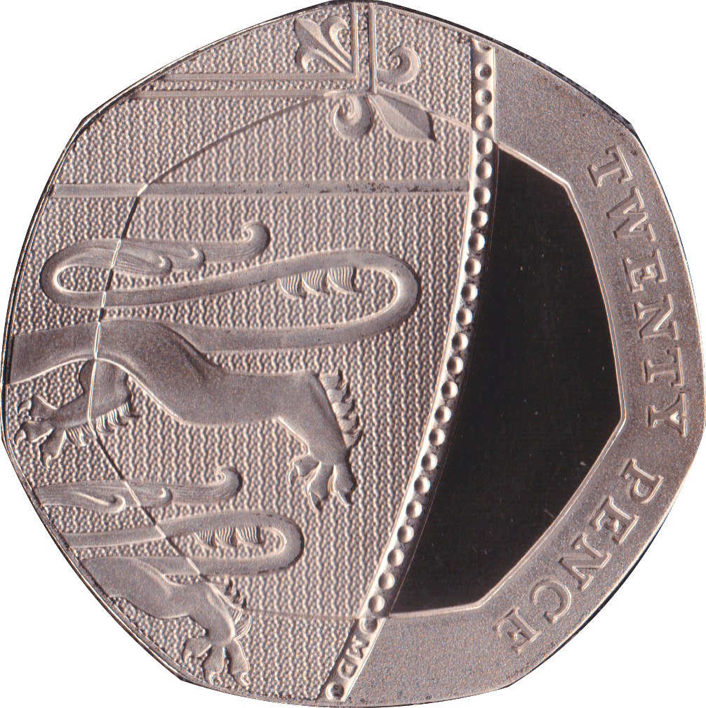 2014 20P TWENTY PENCE PROOF COIN SECTION OF SHIELD - 20p Proof - Cambridgeshire Coins