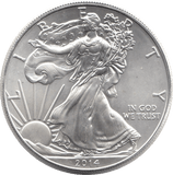2014 AMERICAN EAGLE SILVER DOLLAR USA - SILVER WORLD COINS - Cambridgeshire Coins