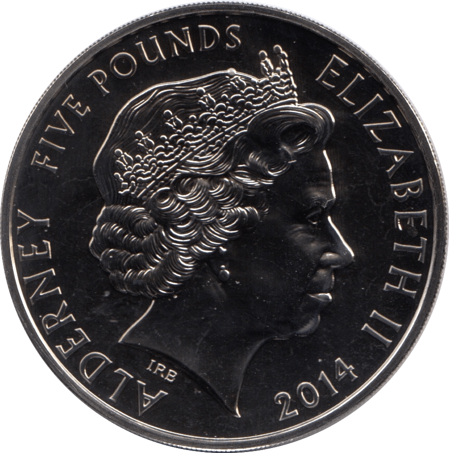 2014 BRILLIANT UNCIRCULATED £5 REMEMBRANCE POPPY BU - £5 BU - Cambridgeshire Coins