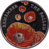 2014 BRILLIANT UNCIRCULATED £5 REMEMBRANCE POPPY BU - £5 BU - Cambridgeshire Coins