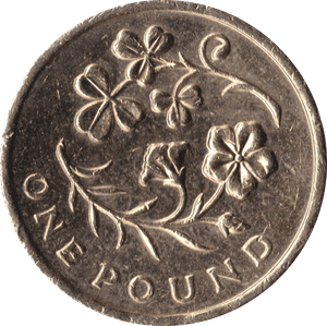 2014 CIRCULATED £1 Floral Clover - £1 CIRCULATED - Cambridgeshire Coins