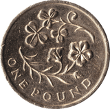 2014 CIRCULATED £1 Floral Clover - £1 CIRCULATED - Cambridgeshire Coins