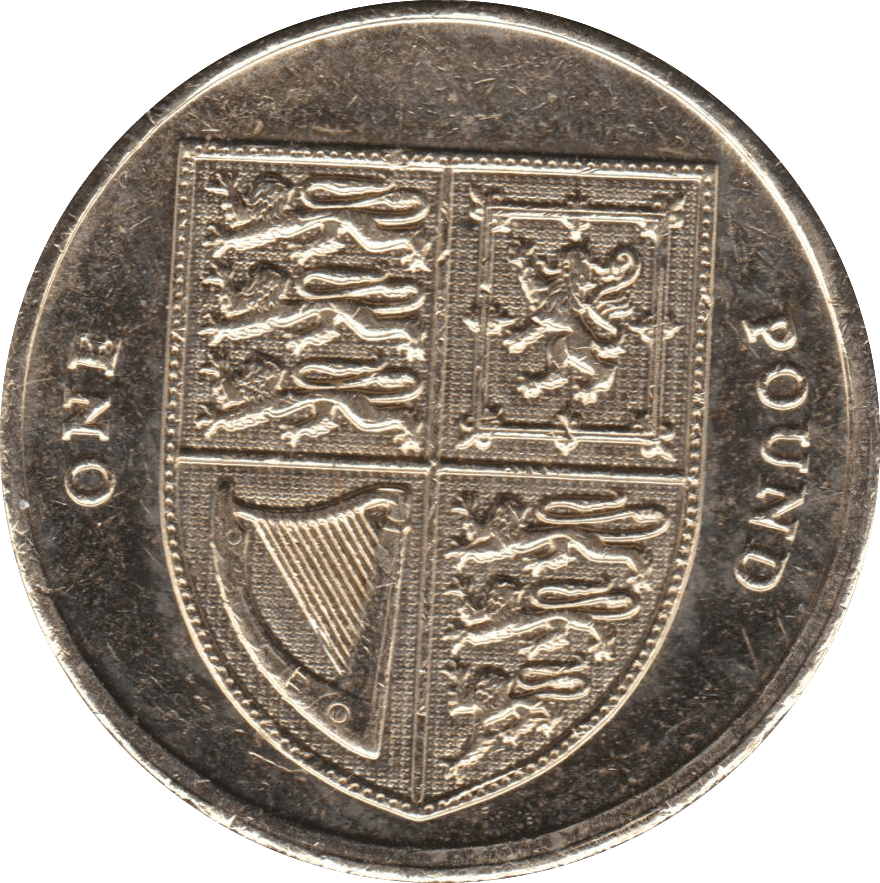 2014 CIRCULATED £1 Shield - £1 CIRCULATED - Cambridgeshire Coins