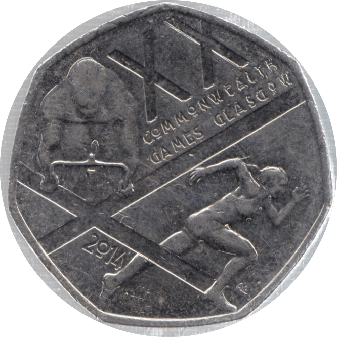 2014 CIRCULATED 50P XX COMMONWEALTH GAMES - 50P CIRCULATED - Cambridgeshire Coins