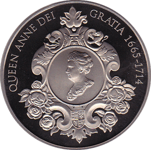 2014 FIVE POUND £5 PROOF COIN DEATH OF QUEEN ANN - £5 Proof - Cambridgeshire Coins