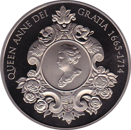 2014 FIVE POUND £5 PROOF COIN DEATH OF QUEEN ANN - £5 Proof - Cambridgeshire Coins