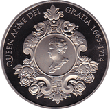 2014 FIVE POUND £5 PROOF COIN DEATH OF QUEEN ANN - £5 Proof - Cambridgeshire Coins