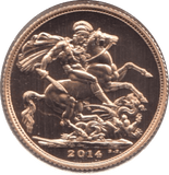 2014 GOLD SOVEREIGN ( BU ) - Sovereign - Cambridgeshire Coins