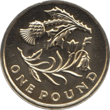 2014 ONE POUND £1 SCOTLAND BRILLIANT UNCIRCULATED BU - £1 BU - Cambridgeshire Coins
