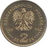 2014 POLAND 2 ZLOTY - WORLD COINS - Cambridgeshire Coins