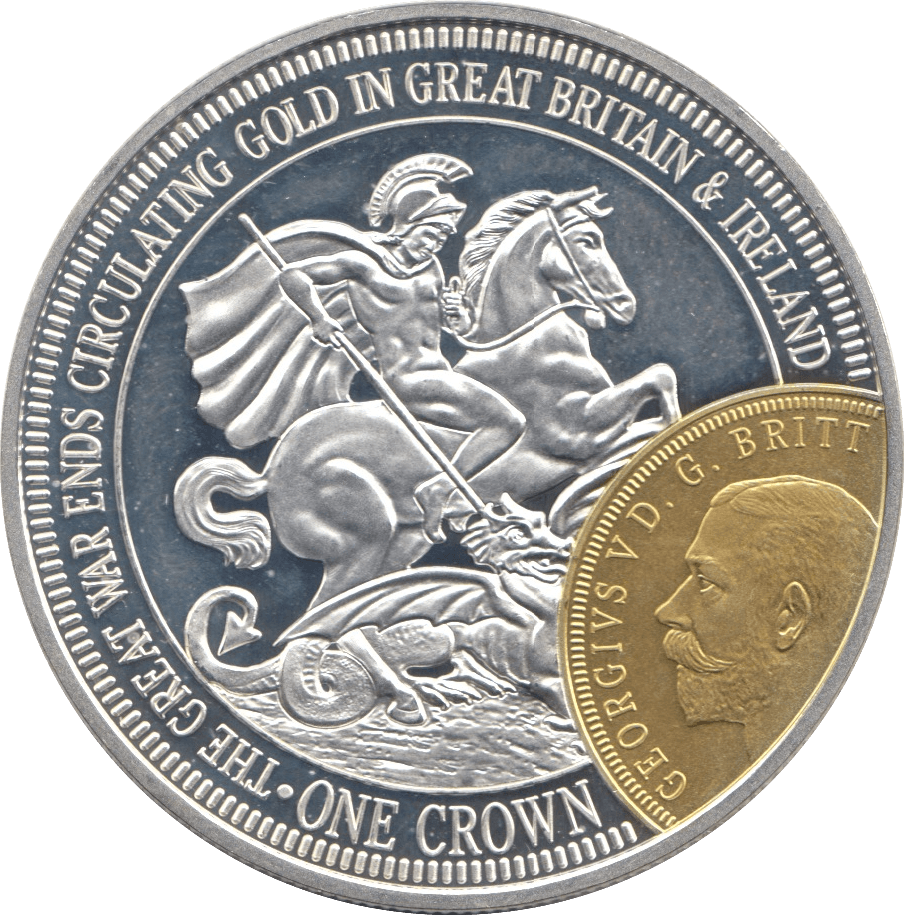 2014 SILVER PROOF ONE CROWN TRISTAN DE CUNHA 925 SILVER REF 26 - SILVER PROOF COMMEMORATIVE - Cambridgeshire Coins