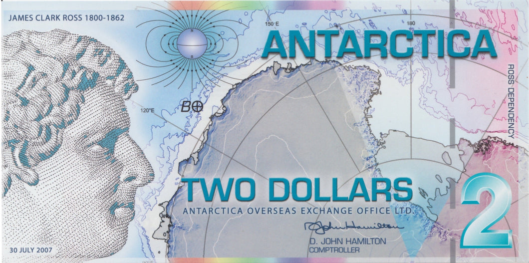 2014 TWO DOLLARS ANTARCTICA REF 514 - World Banknotes - Cambridgeshire Coins