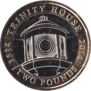 2014 TWO POUND £2 TRINITY HOUSE BRILLIANT UNCIRCULATED BU - £2 BU - Cambridgeshire Coins