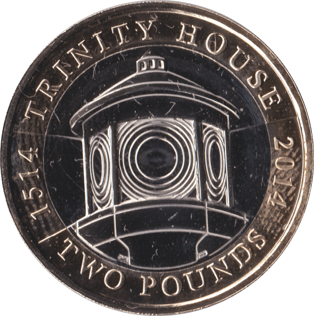 2014 TWO POUND £2 TRINITY HOUSE BRILLIANT UNCIRCULATED BU - £2 BU - Cambridgeshire Coins