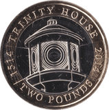 2014 TWO POUND £2 TRINITY HOUSE BRILLIANT UNCIRCULATED BU - £2 BU - Cambridgeshire Coins