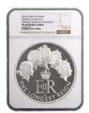 2015 1 KILO SILVER PROOF £500 LONGEST REIGNING MONARCH QE II (NGC) PF 69 ULTRA CAMEO - NGC CERTIFIED COINS - Cambridgeshire Coins