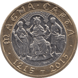 2015 £2 CIRCULATED MAGNA CARTA - £2 CIRCULATED - Cambridgeshire Coins
