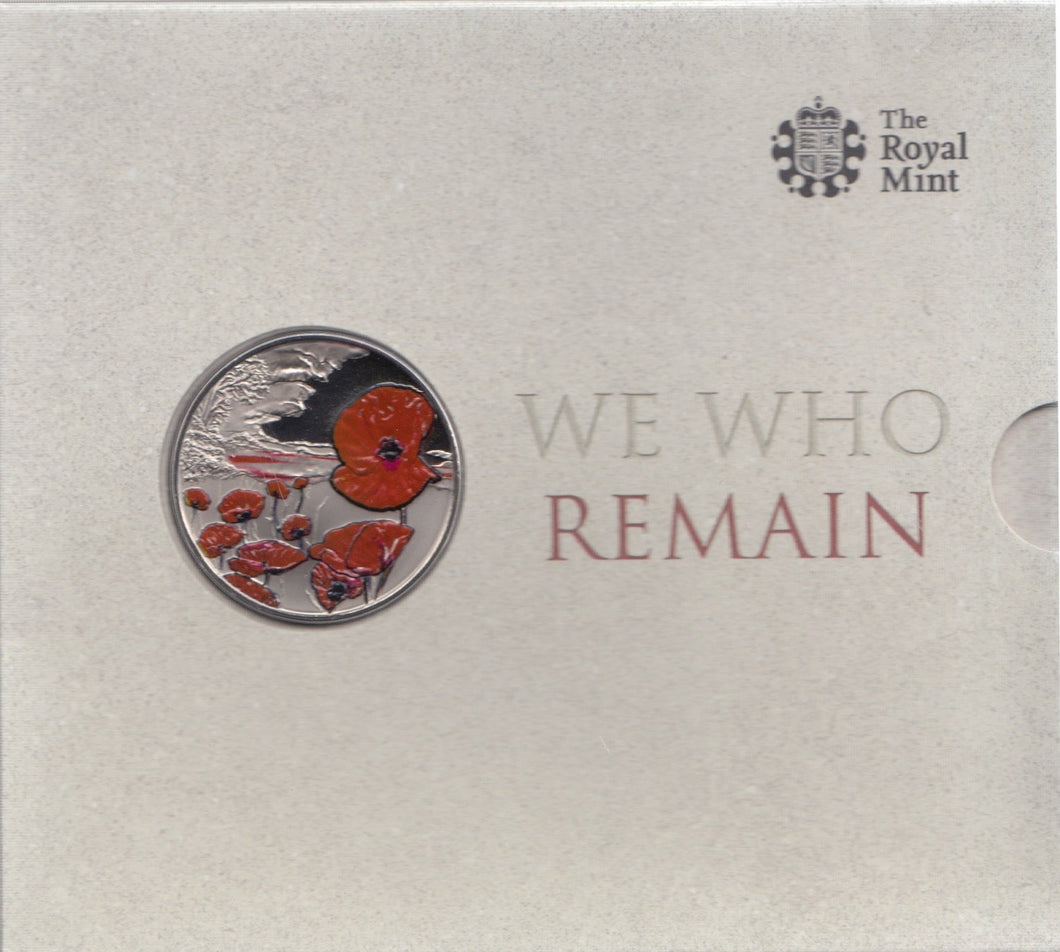2015 Brilliant Uncirculated £5 Coin Presentation Pack We Who Remain - £5 BU PACK - Cambridgeshire Coins