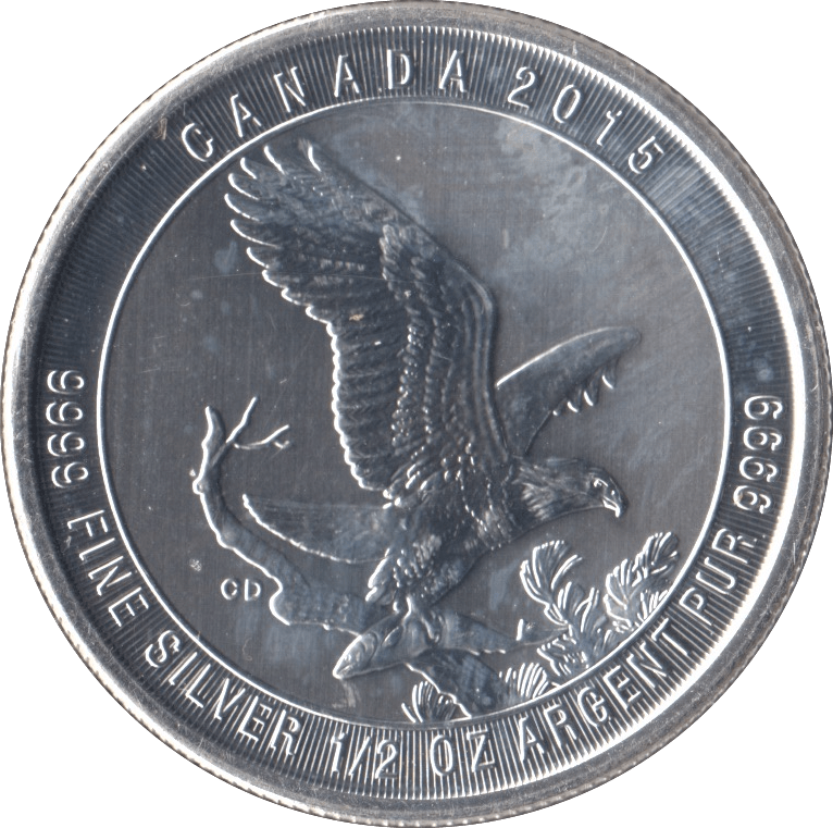2015 CANADA 1/2 OZ SILVER TWO DOLLARS REF 1 - SILVER WORLD COINS - Cambridgeshire Coins