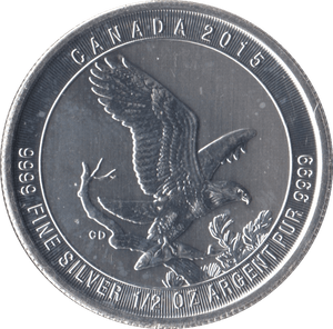 2015 CANADA 1/2 OZ SILVER TWO DOLLARS - SILVER WORLD COINS - Cambridgeshire Coins