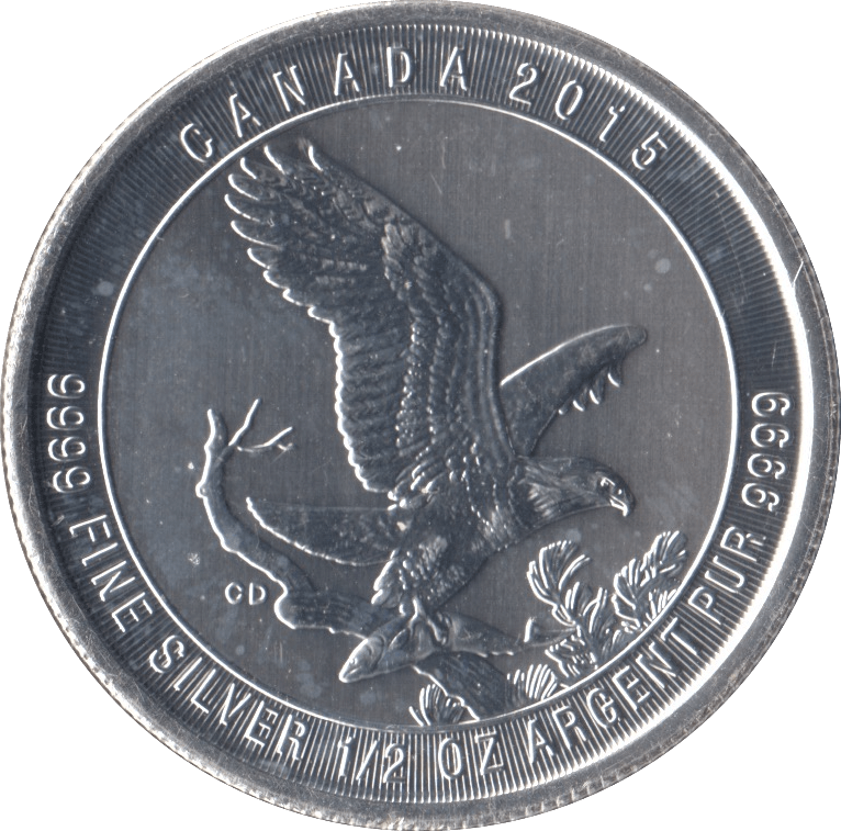 2015 CANADA 1/2 OZ SILVER TWO DOLLARS - SILVER WORLD COINS - Cambridgeshire Coins
