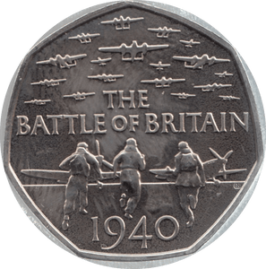 2015 FIFTY PENCE 50P BRILLIANT UNCIRCULATED BATTLE OF BRITAIN BU - 50p BU - Cambridgeshire Coins