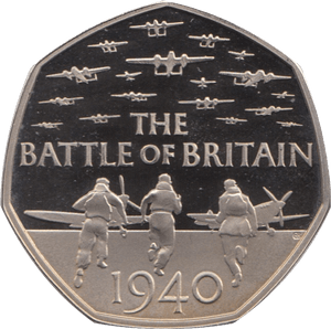 2015 FIFTY PENCE PROOF BATTLE OF BRITAIN - 50p Proof - Cambridgeshire Coins