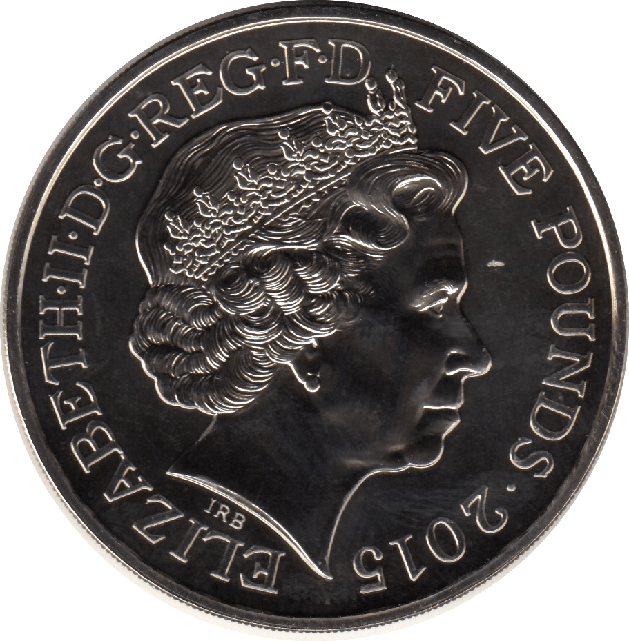 2015 FIVE POUND £5 BATTLE OF WATERLOO BRILLIANT UNCIRCULATED BU - £5 BU - Cambridgeshire Coins