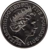 2015 FIVE POUND £5 BATTLE OF WATERLOO BRILLIANT UNCIRCULATED BU - £5 BU - Cambridgeshire Coins