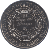 2015 FIVE POUND £5 DUKE DUCHESS CAMBRIDGE PRINCESS CHARLOTTE BIRTH BRILLIANT UNCIRCULATED BU - £5 BU - Cambridgeshire Coins