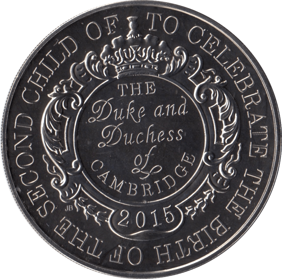 2015 FIVE POUNDS BIRTH OF PRINCESS CHARLOTTE BRILLIANT UNCIRCULATED - £5 BU - Cambridgeshire Coins