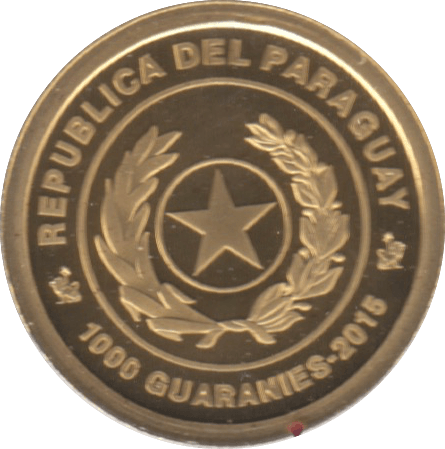 2015 GOLD 1000 GUARANIS PROOF RIO OLYMPICS PARAGUAY - Gold World Coins - Cambridgeshire Coins