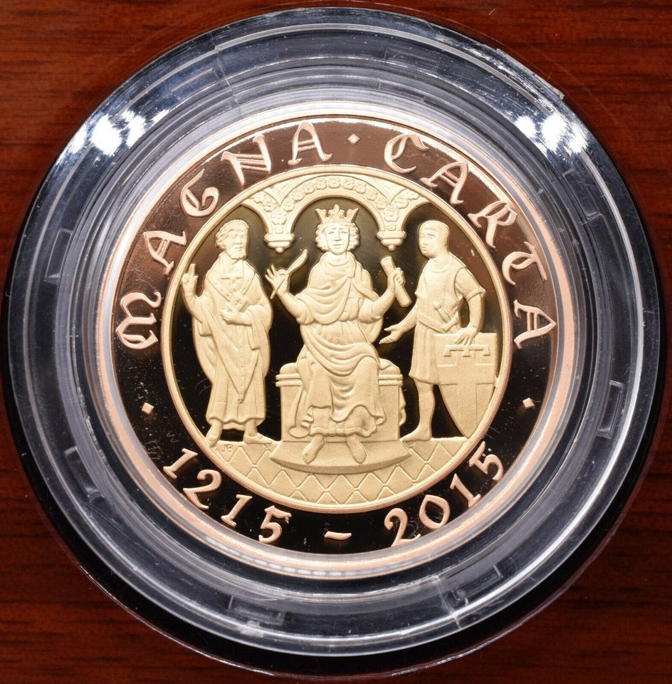 2015 Gold Proof £2 800th Anniversary Magna Carta Coin Box COA Limited to 400 - Gold Proof £2 - Cambridgeshire Coins