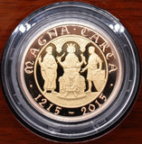 2015 Gold Proof £2 800th Anniversary Magna Carta Coin Box COA Limited to 400 - Gold Proof £2 - Cambridgeshire Coins