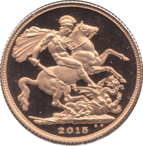 2015 GOLD SOVEREIGN 5TH PORTRAIT ( PROOF ) - Sovereign - Cambridgeshire Coins