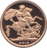 2015 GOLD SOVEREIGN 5TH PORTRAIT ( PROOF ) - Sovereign - Cambridgeshire Coins