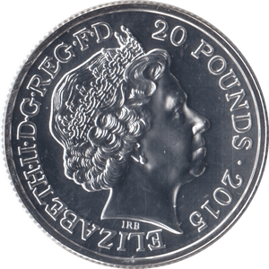 2015 TWENTY POUNDS SILVER COIN SIR WINSTON CHURCHILL - Silver Proof - Cambridgeshire Coins