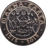 2015 TWO POUND £2 MAGNA CARTA BRILLIANT UNCIRCULATED BU - £2 BU - Cambridgeshire Coins