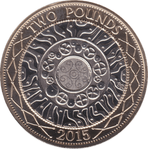 2015 TWO POUND £2 SHOULDER GIANTS BRILLIANT UNCIRCULATED BU - £2 BU - Cambridgeshire Coins