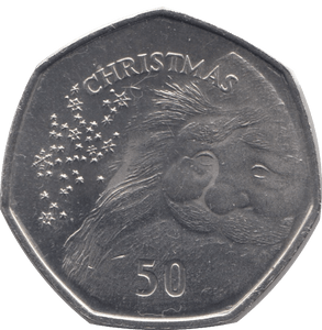 2015 UNCIRCULATED CHRISTMAS 50P FATHER CHRISTMAS GIBRALTAR - 50P CHRISTMAS - Cambridgeshire Coins
