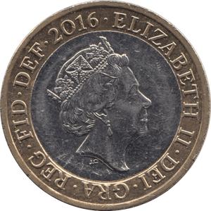 2016 £2 CIRCULATED DEFINITIVE BRITANNIA - £2 CIRCULATED - Cambridgeshire Coins