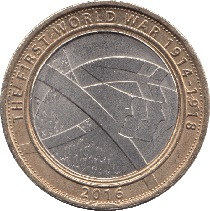 2016 £2 CIRCULATED FIRST WORLD WAR - £2 CIRCULATED - Cambridgeshire Coins
