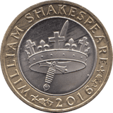 2016 £2 CIRCULATED SHAKESPEARE DAGGAR - £2 CIRCULATED - Cambridgeshire Coins