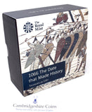 2016 22 Carat Gold Proof 1066 Battle of Hastings 50p Fifty Pence Coin BOX + COA - Gold Proof 50p - Cambridgeshire Coins
